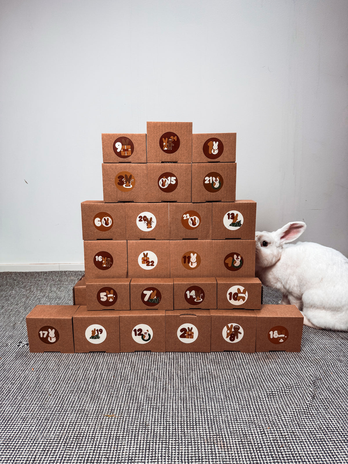 Adventskalender voor konijnen