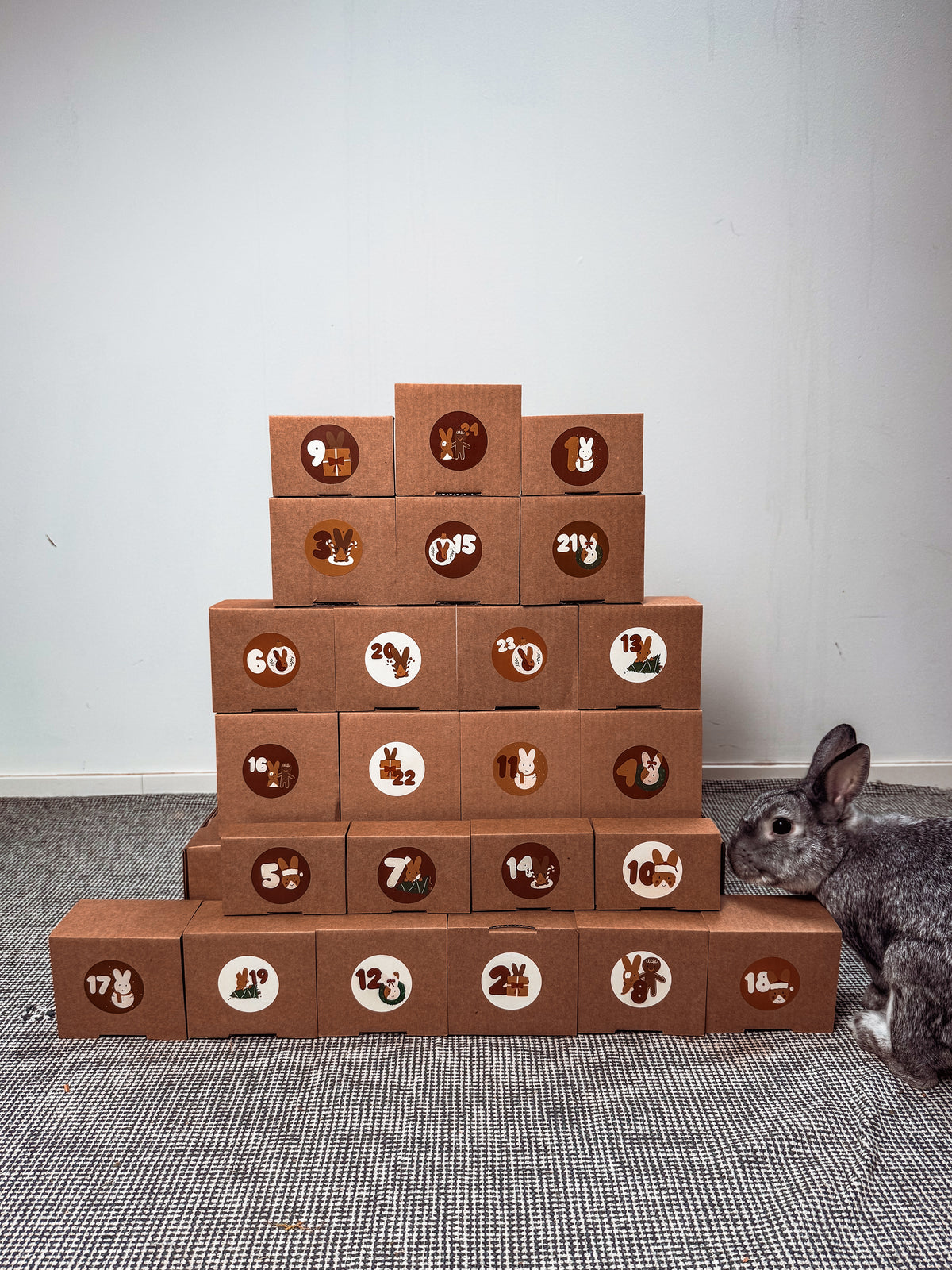 Adventskalender voor konijnen