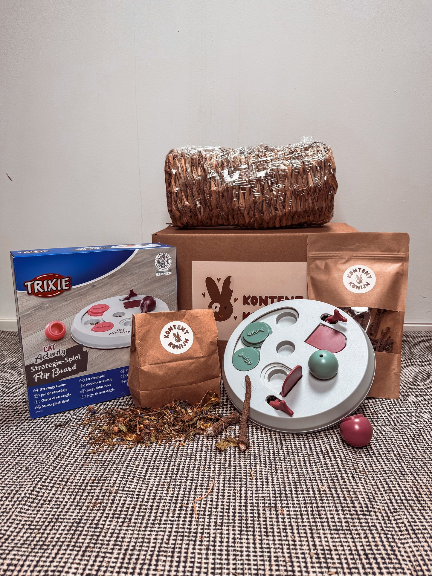 Speelpakket voor konijnen