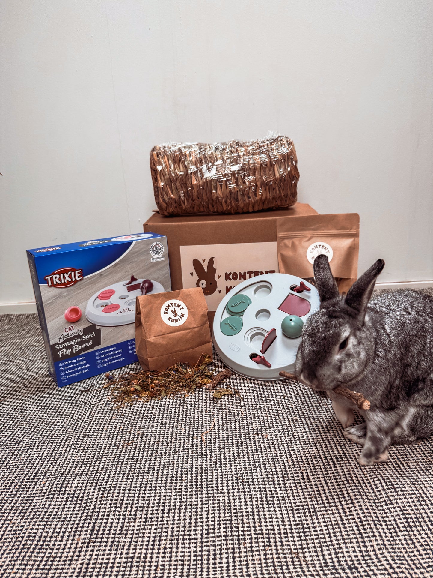 Speelpakket voor konijnen