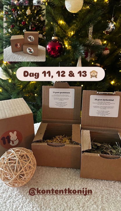 Adventskalender voor konijnen